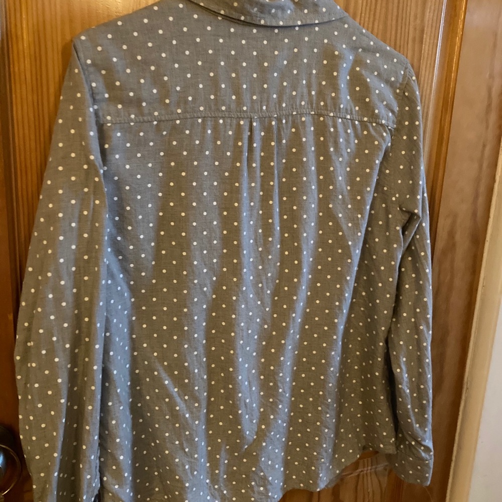 Croft & Barrow polka dot blouse - Picture 3 of 3